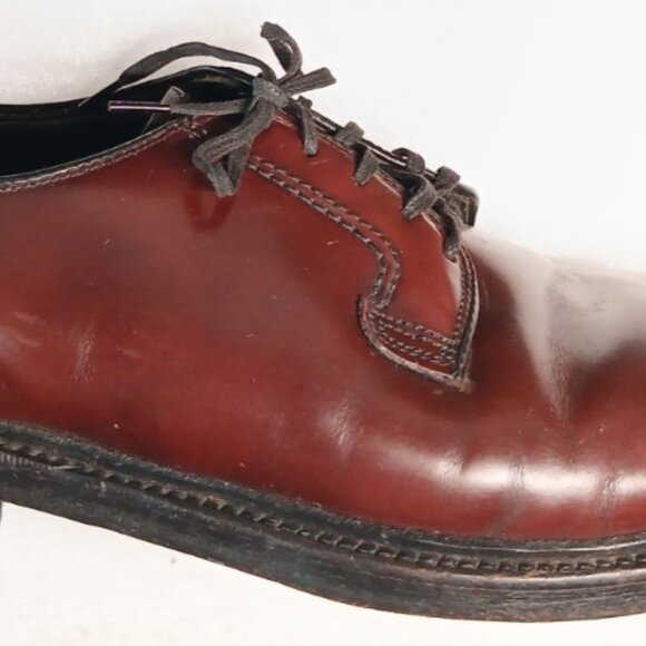 SEBAGO Brown Leather Plain Toe Derby Dress Shoes Mens 12.5 Classic Good Cond - Picture 5 of 8